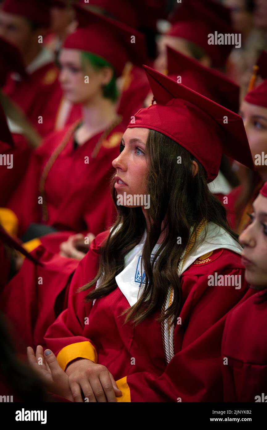 Marietta, USA. 25th May, 2022. Lassiter High School graduation