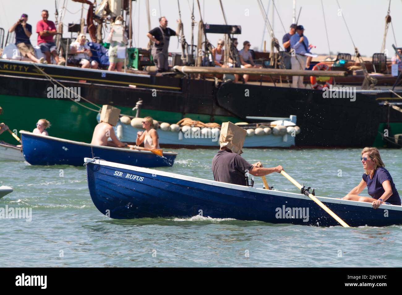 West Mersea regatta on Mersea Island in Essex. The regatta has been run