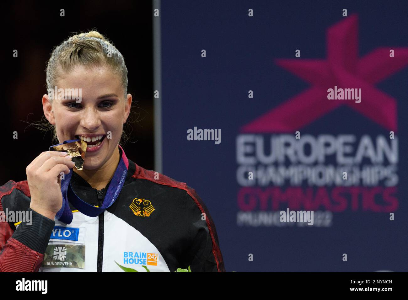 Munich, Germany. 14th Aug, 2022. European Championships, gymnastics