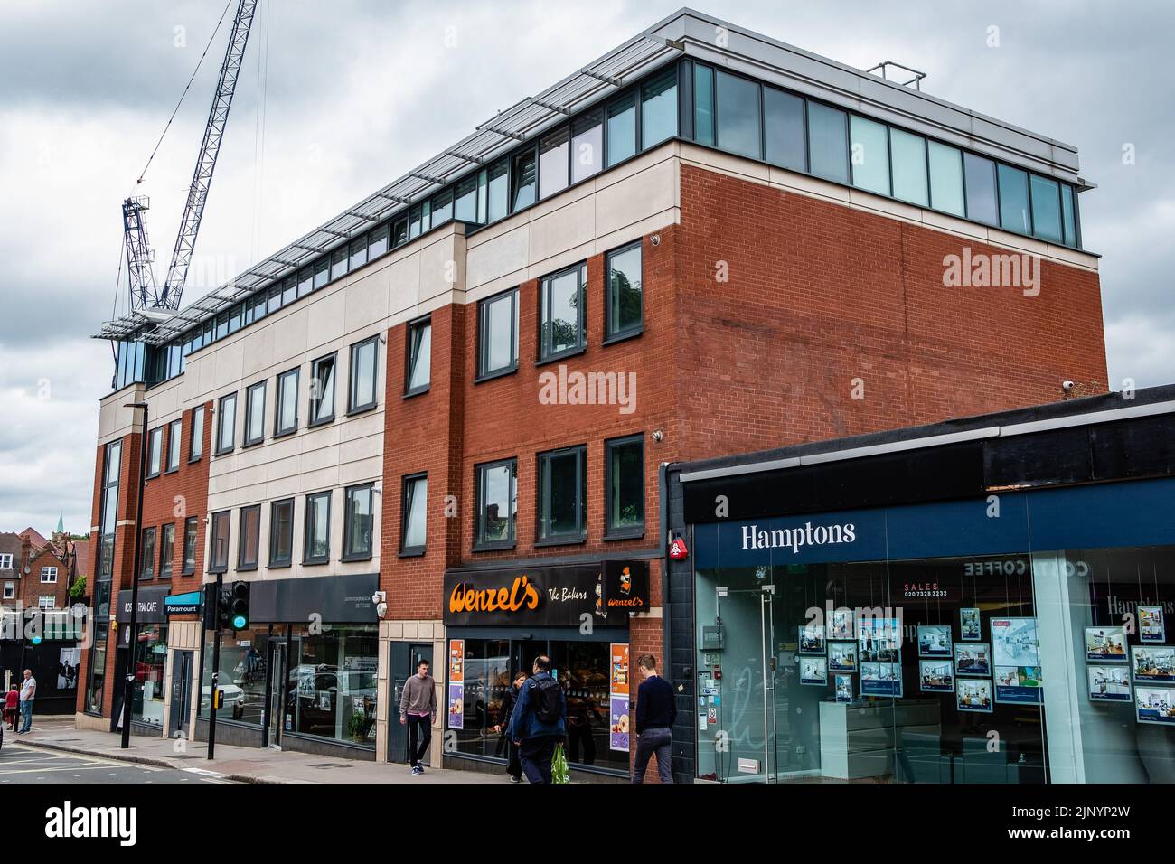 London, UK. 26th May, 2022. Office and retail units are pictured on West End Lane in West Hampstead. Credit: Mark Kerrison/Alamy Live News Stock Photo