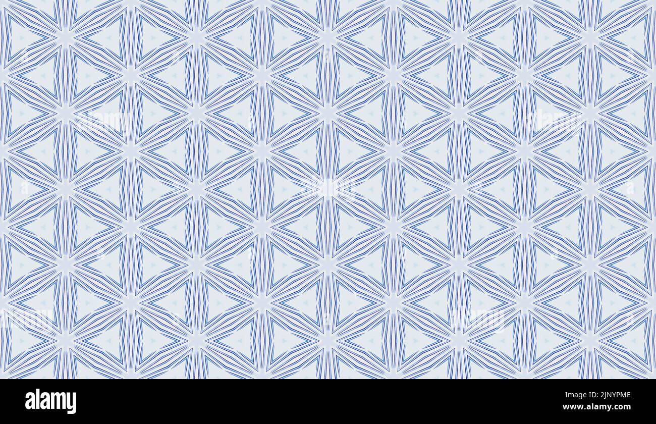 Seamless repeat line shapes in blue and white Stock Photo - Alamy