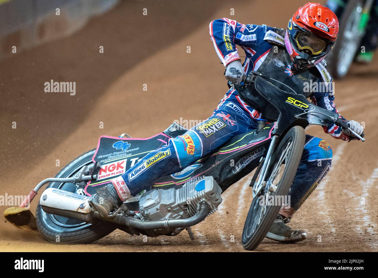 Leon Flint of United Kingdom during the 2022 FIM Speedway Grand Prix 2