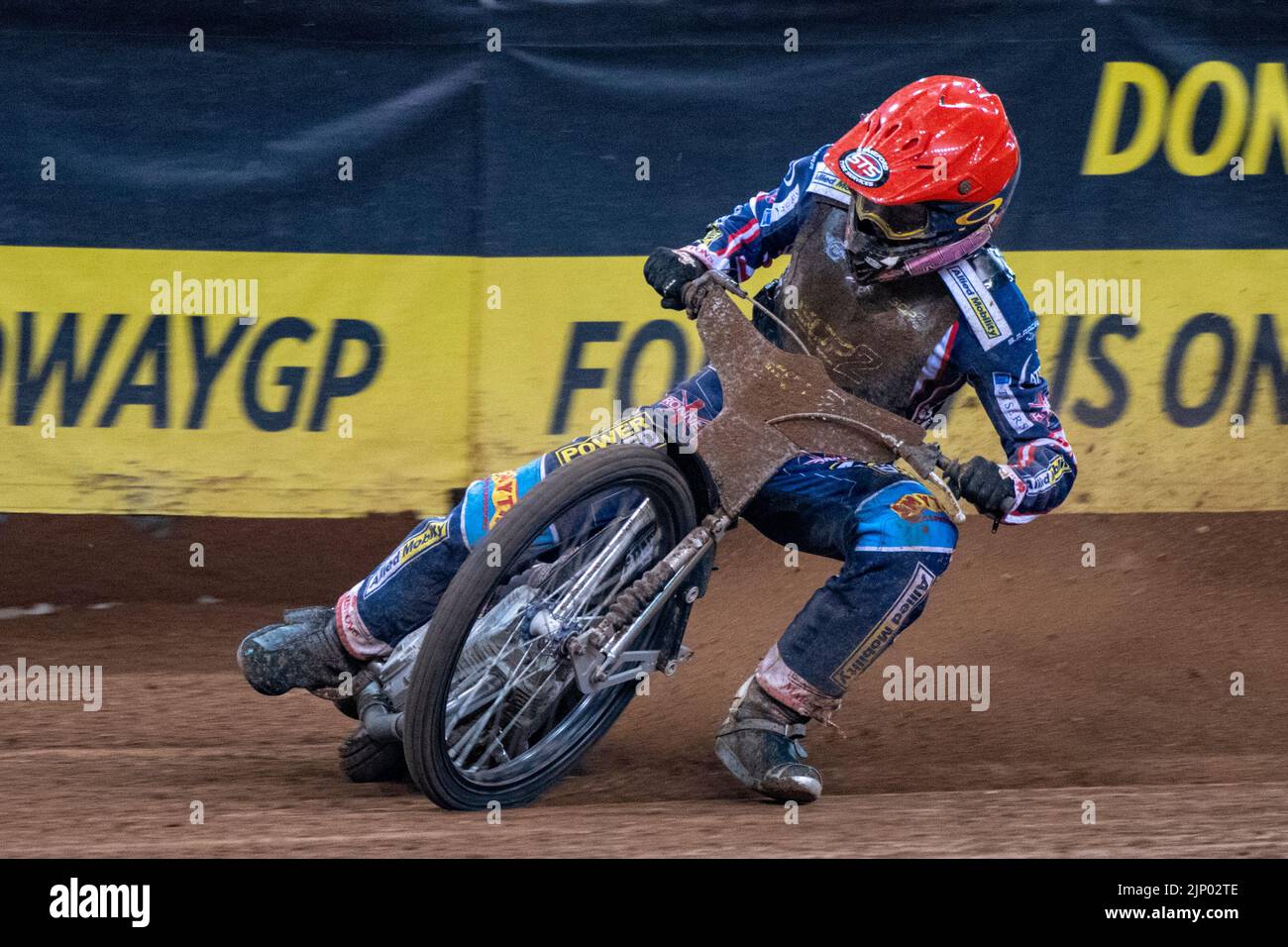 Leon Flint of United Kingdom during the 2022 FIM Speedway Grand Prix 2