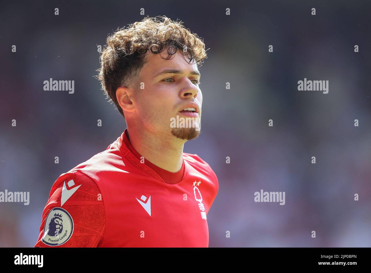 Neco Williams #7 of Nottingham Forest during the game Stock Photo