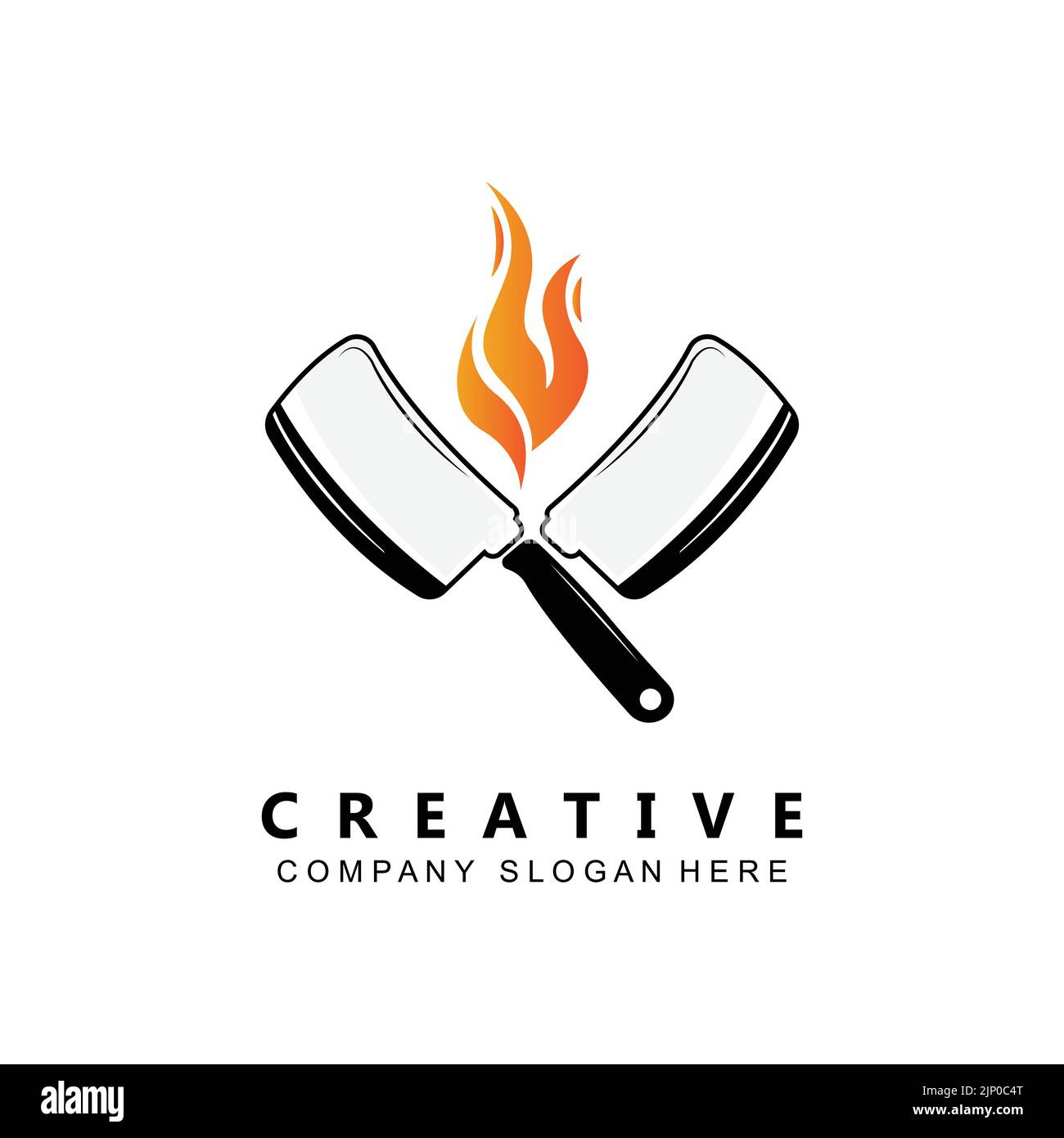 cookware kitchen knife logo symbol vector Stock Vector Image & Art Alamy