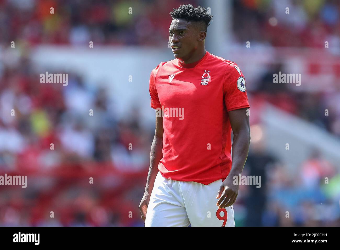 Taiwo Awoniyi #9 of Nottingham Forest during the game Stock Photo