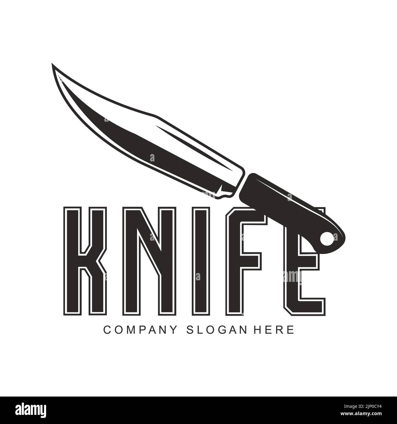 cookware kitchen knife logo symbol vector Stock Vector Image & Art Alamy