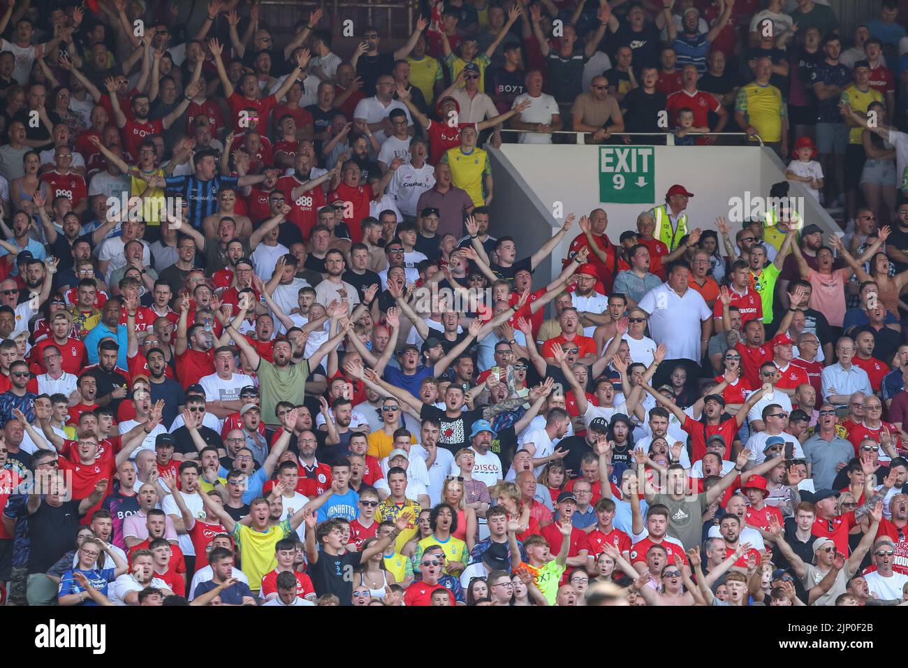 Nottingham Forest fans during the game Stock Photo Alamy