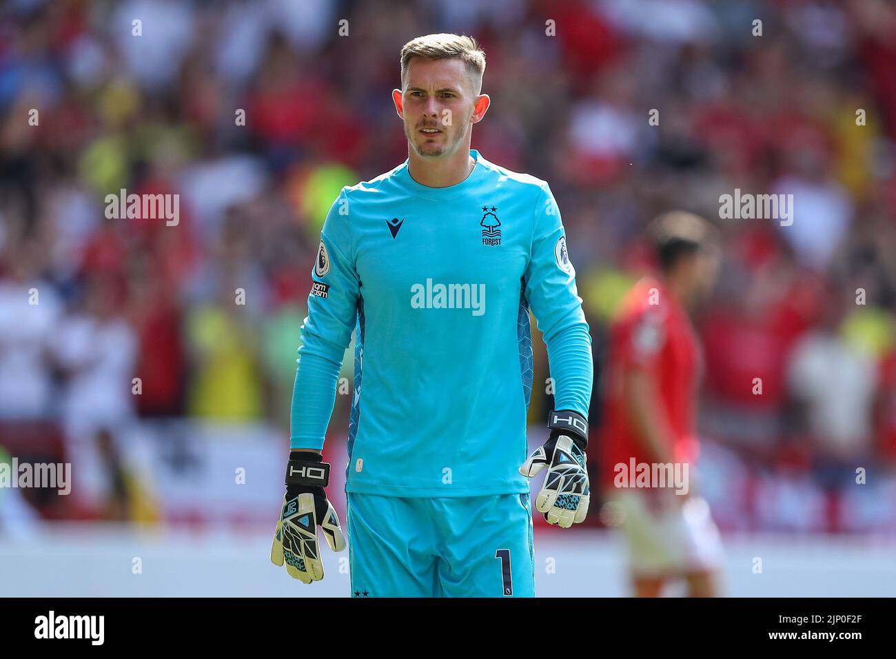 Dean Henderson #1 of Nottingham Forest during the game Stock Photo