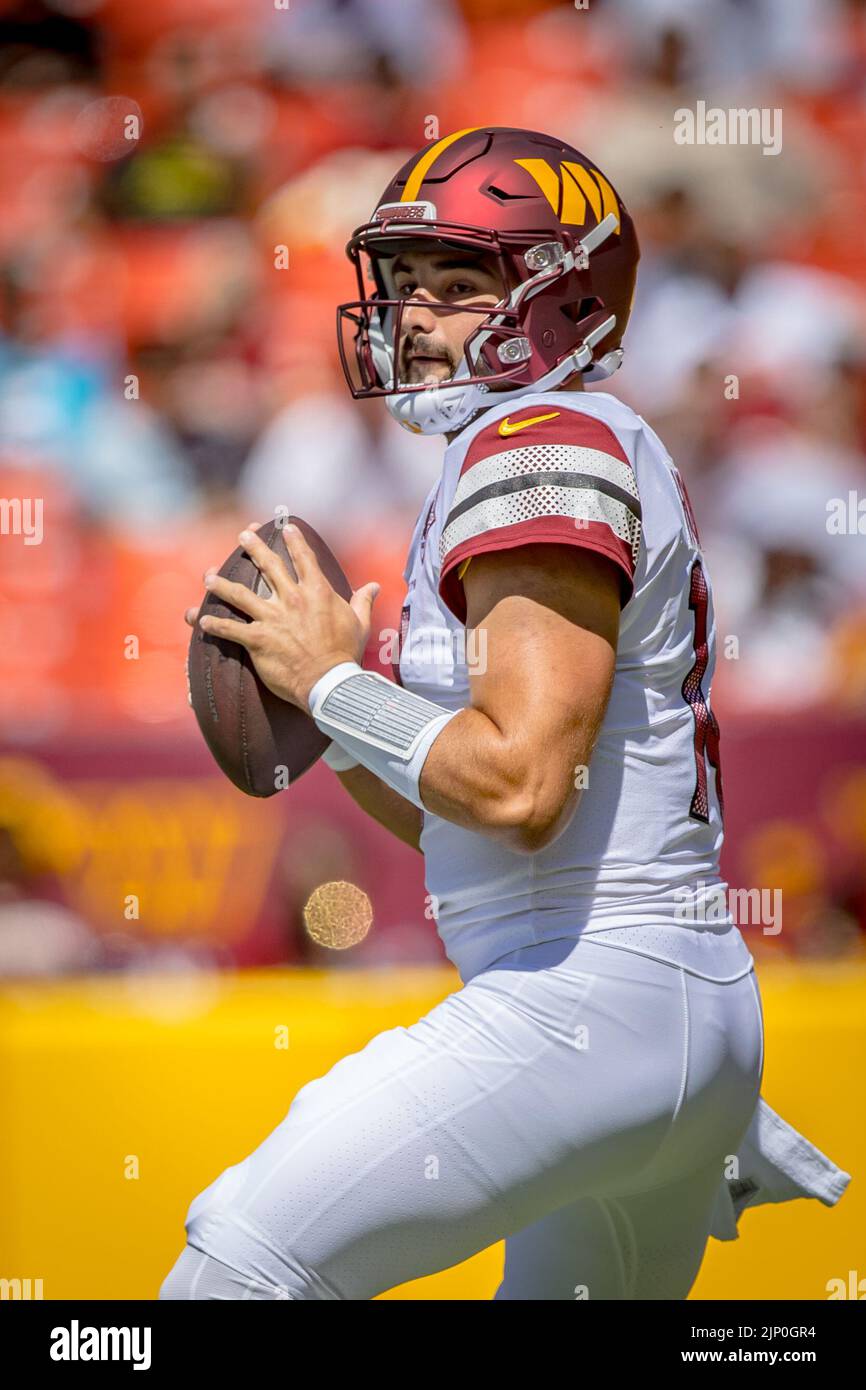 August 13, 2022 Washington Commanders quarterback Sam Howell (14