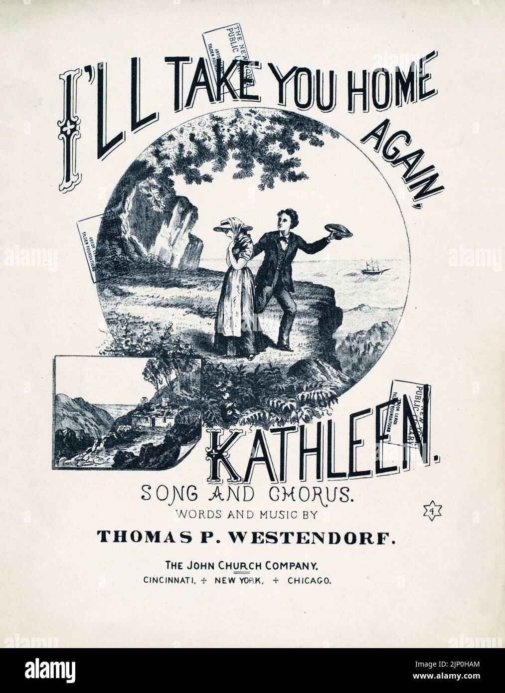 I&rsquo;ll take you home again, Kathleen, Words and Music by Thomas P 