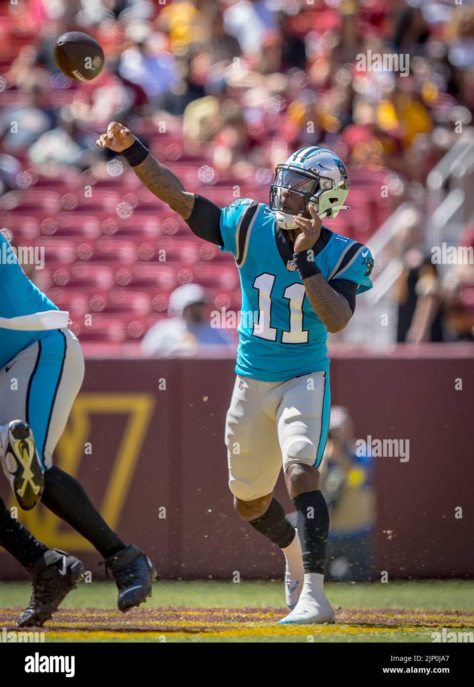 FOXBOROUGH, MA - AUGUST 19: Carolina Panthers wide receiver Ra'Shaun Henry  (13) during an NFL preseason game between the New England Patriots and the Carolina  Panthers on August 19, 2022, at Gillette