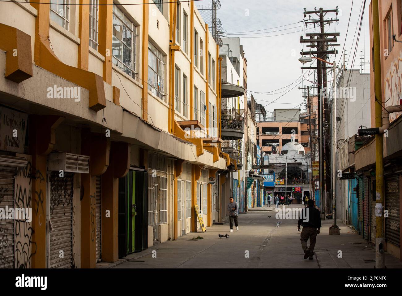 Tijuana, Baja California, Mexico September 11, 2021 View of empty