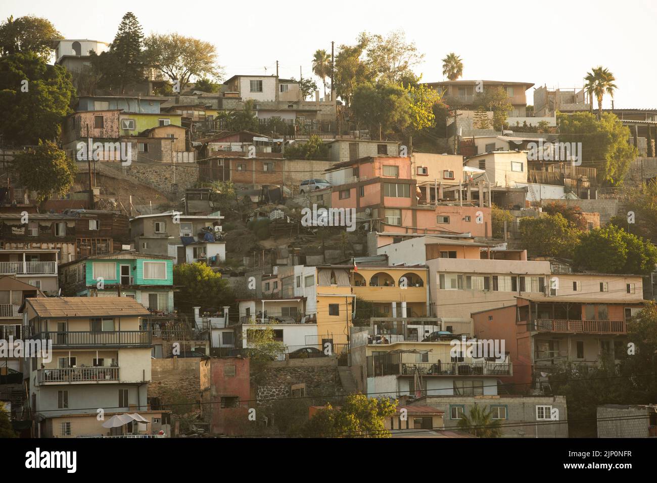 View of a neighborhood near downtown Tijuana, Baja California, Mexico Stock  Photo - Alamy, image size:1300x956