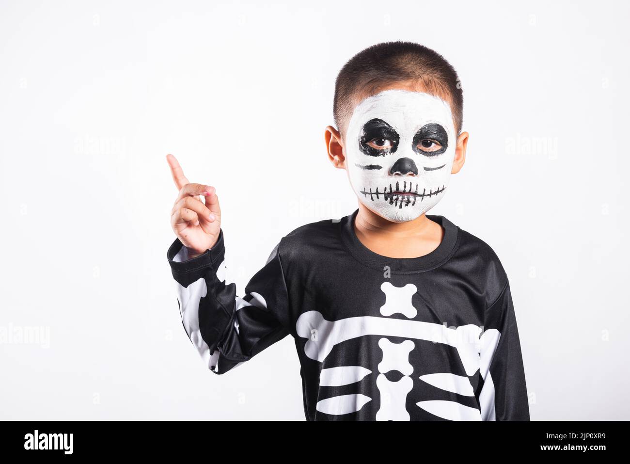 skeleton face paint toddler
