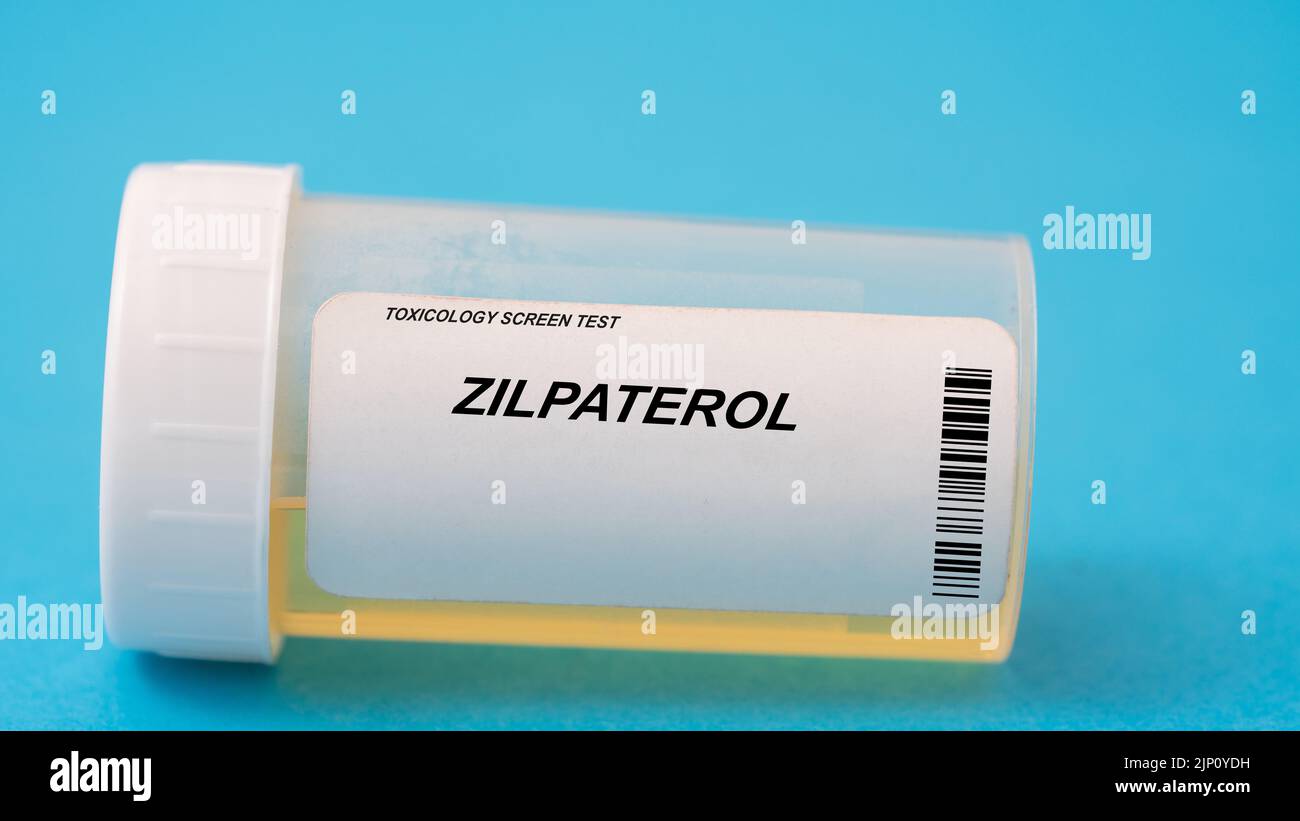 Zilpaterol. Zilpaterol toxicology screen urine tests for doping and drugs Stock Photo Alamy