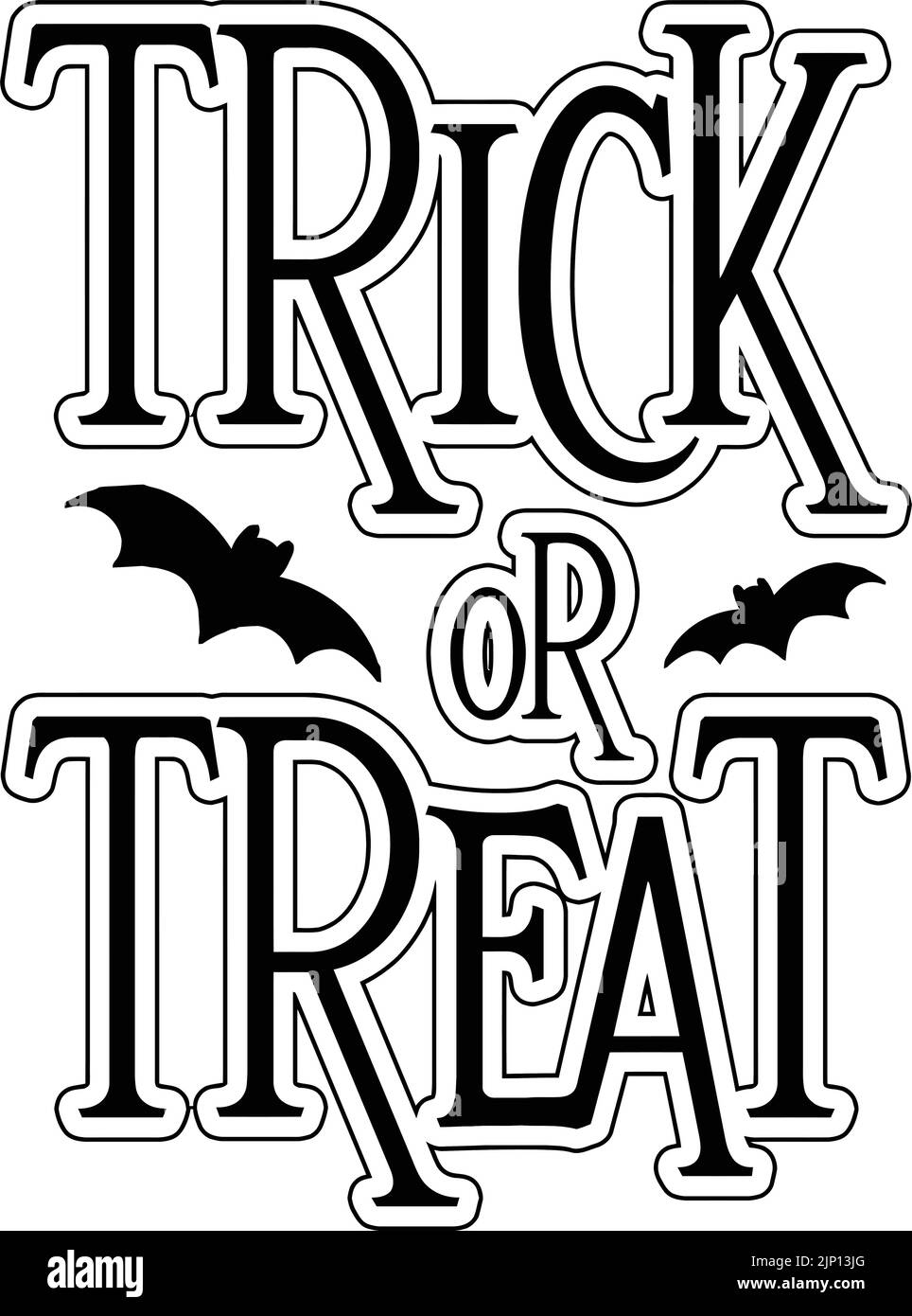 trick or treat Stock Vector Image & Art Alamy