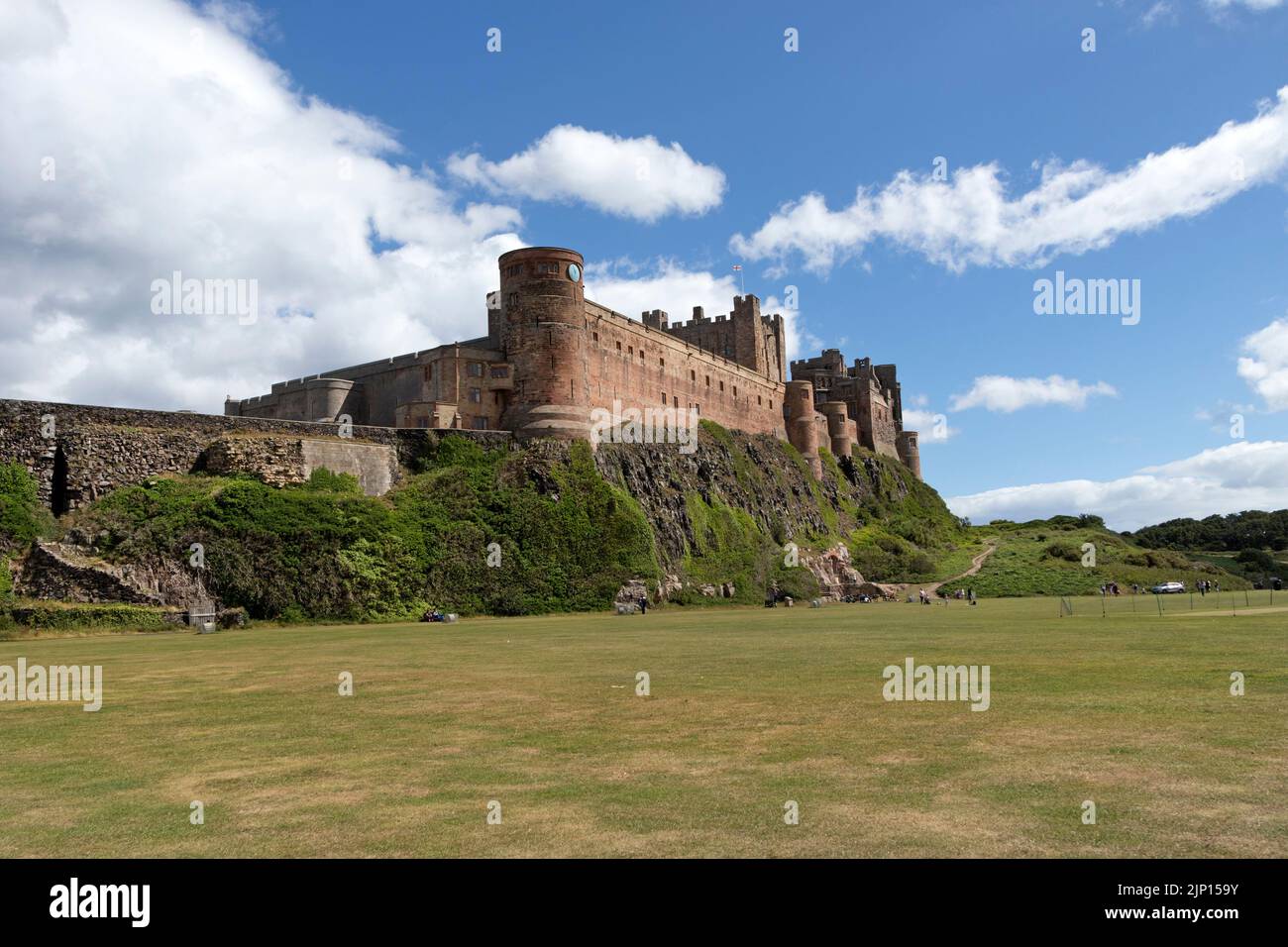 Bamburgh Castle, Northumberland, England, UK Stock Photo