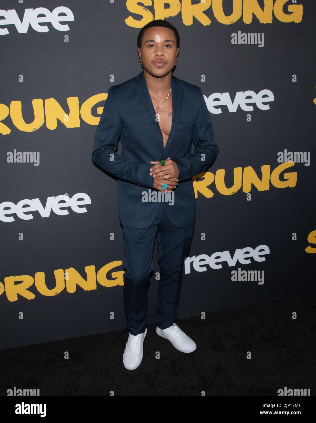 14 August 2022 Los Angeles, California Andre Jamal Kinney. Red