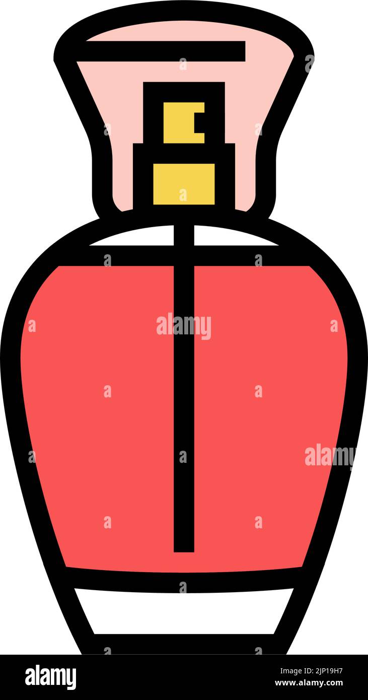 product fragrance bottle perfume color icon vector illustration Stock ...