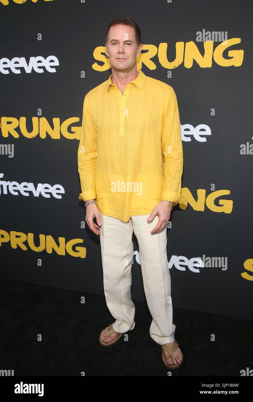 Los Angeles, California, USA. 14th Aug, 2022. Garret Dillahunt. Red Carpet Premiere Of Freevee's 'Sprung' held at the Hollywood Forever Cemetery in Los Angeles. Credit: AdMedia Photo via/Newscom/Alamy Live News Stock Photo
