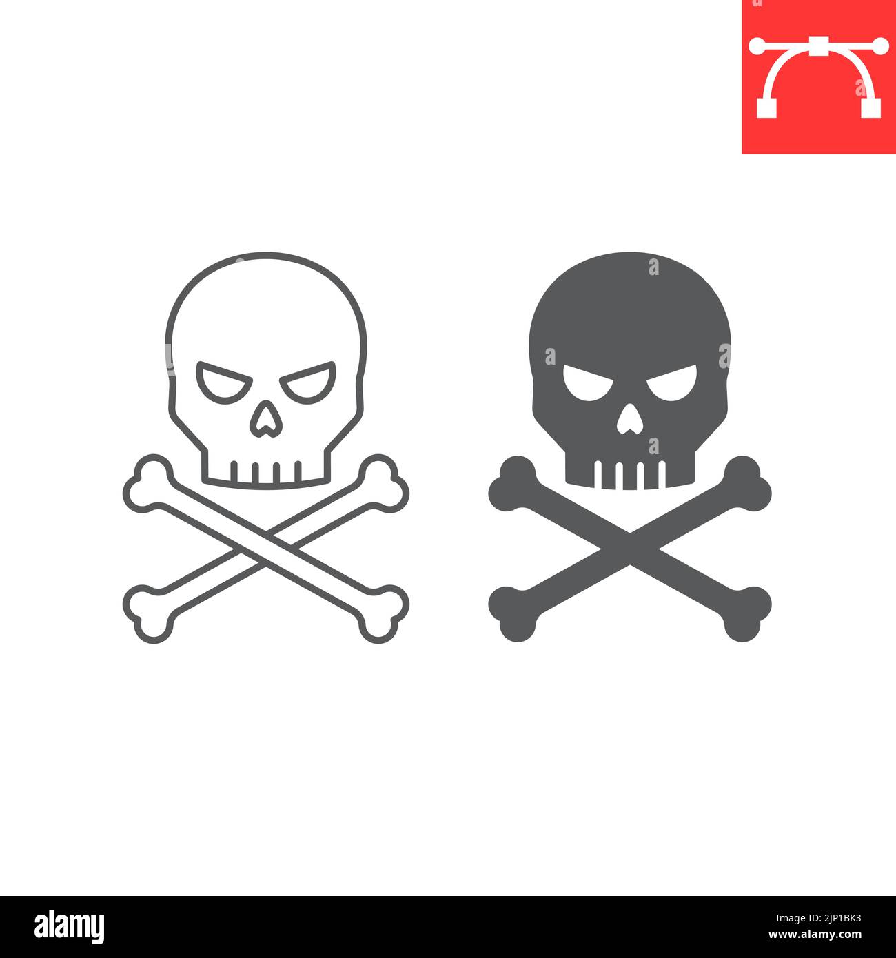 Simple Skull And Crossbones Clipart