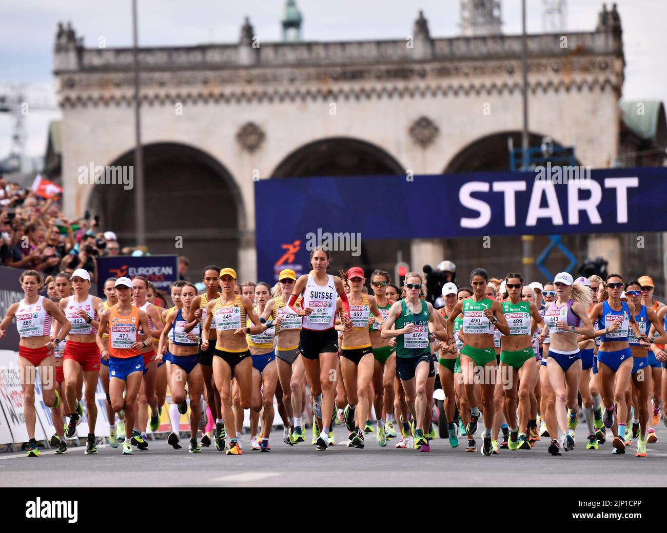 Munich, Germany. 15th Aug, 2022. Athletics European Championships