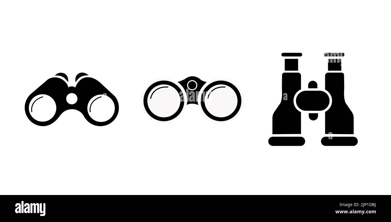 Binoculars isolated Stock Vector Images Alamy