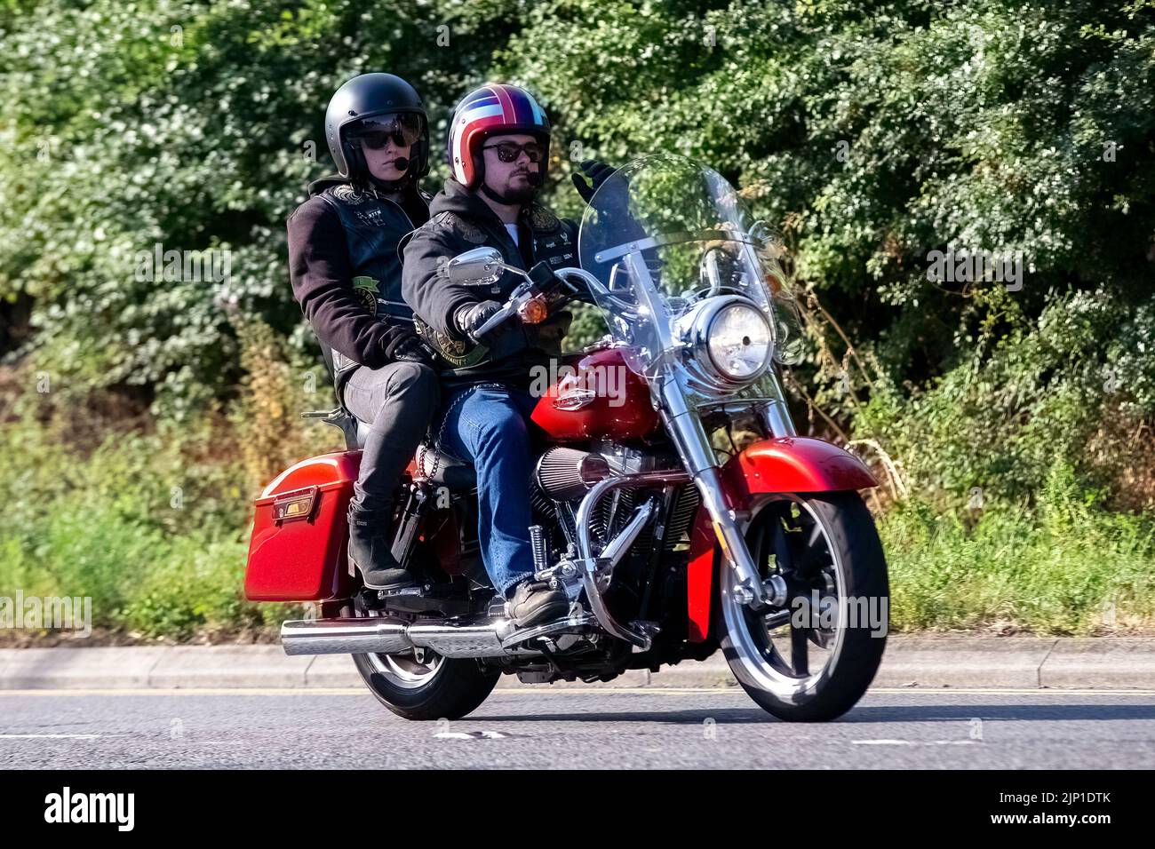 red harley davidson