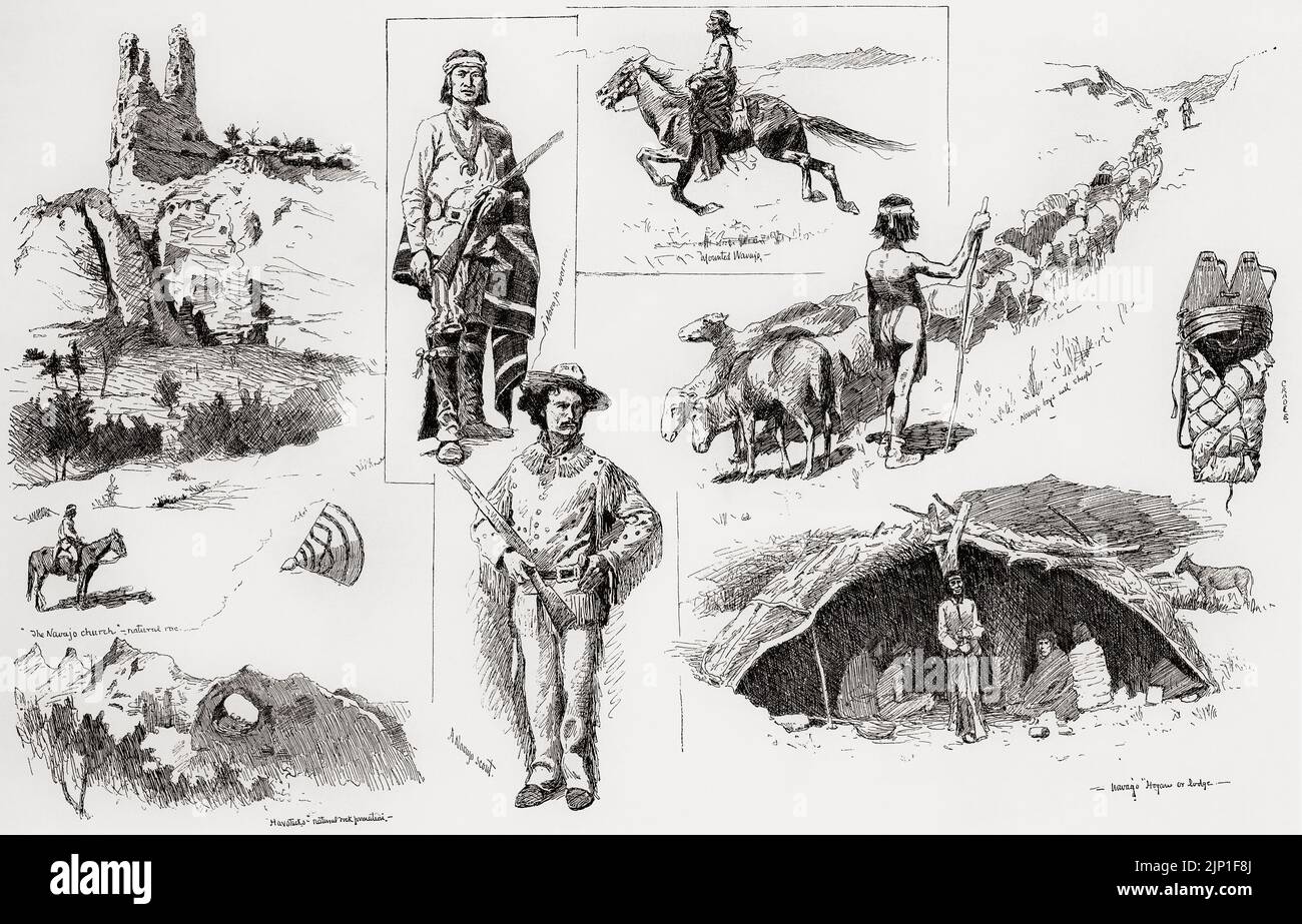 Vintage native american indians hi-res stock photography and