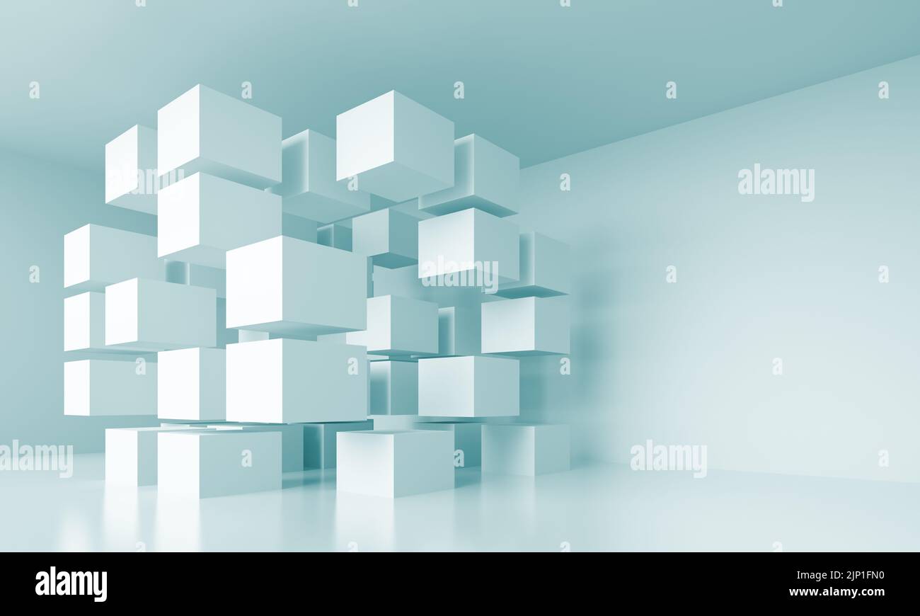 3d Illustration of Abstract Architecture Background Stock Photo - Alamy