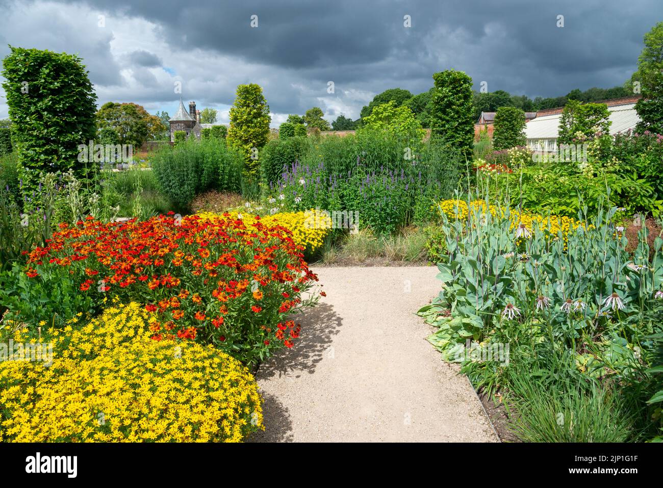 The Paradise garden at RHS Bridgewater, Worsley, Greater Manchester, England. Stock Photo