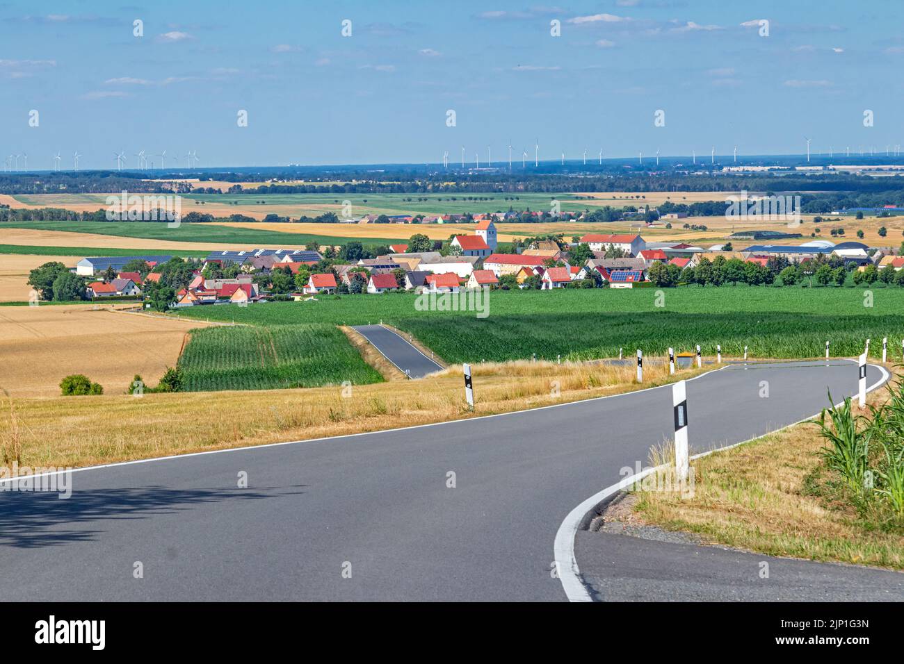 road, laas, liebschützberg, roads, street, streets Stock Photo