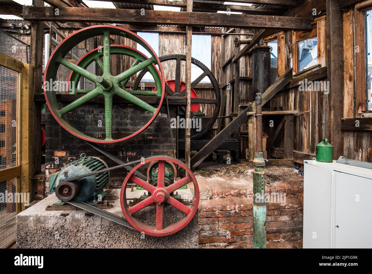 Working engine for the nodding donkey type setup at the Lion Salt