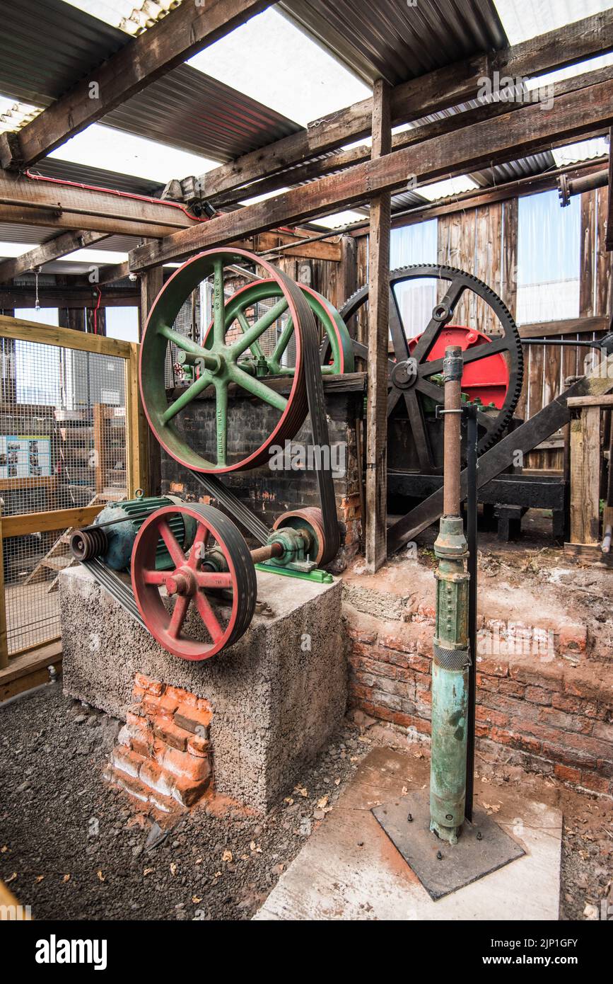 Working engine for the nodding donkey type setup at the Lion Salt