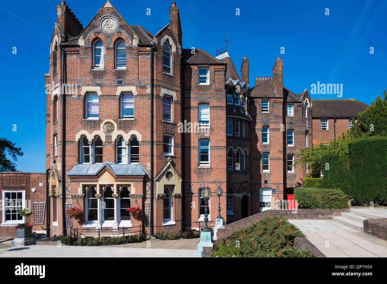 Harrow school, Druries as viewed from High Street. Harrow on the Hill