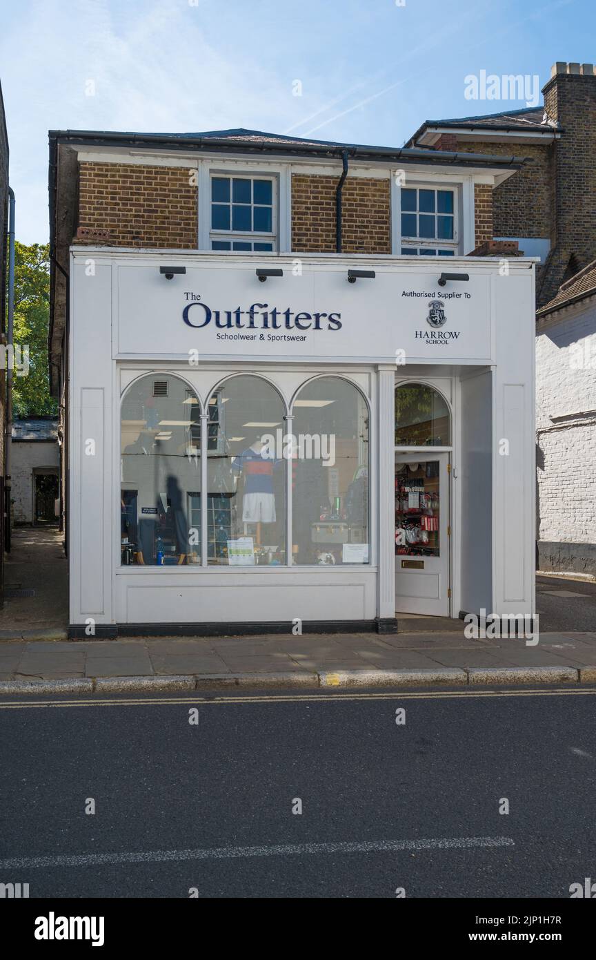 The Outfitters, a shop supplying school uniforms and sportswear for