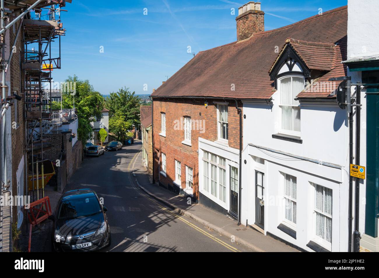 View down West Street from High Street, Harrow on the Hill, Greater