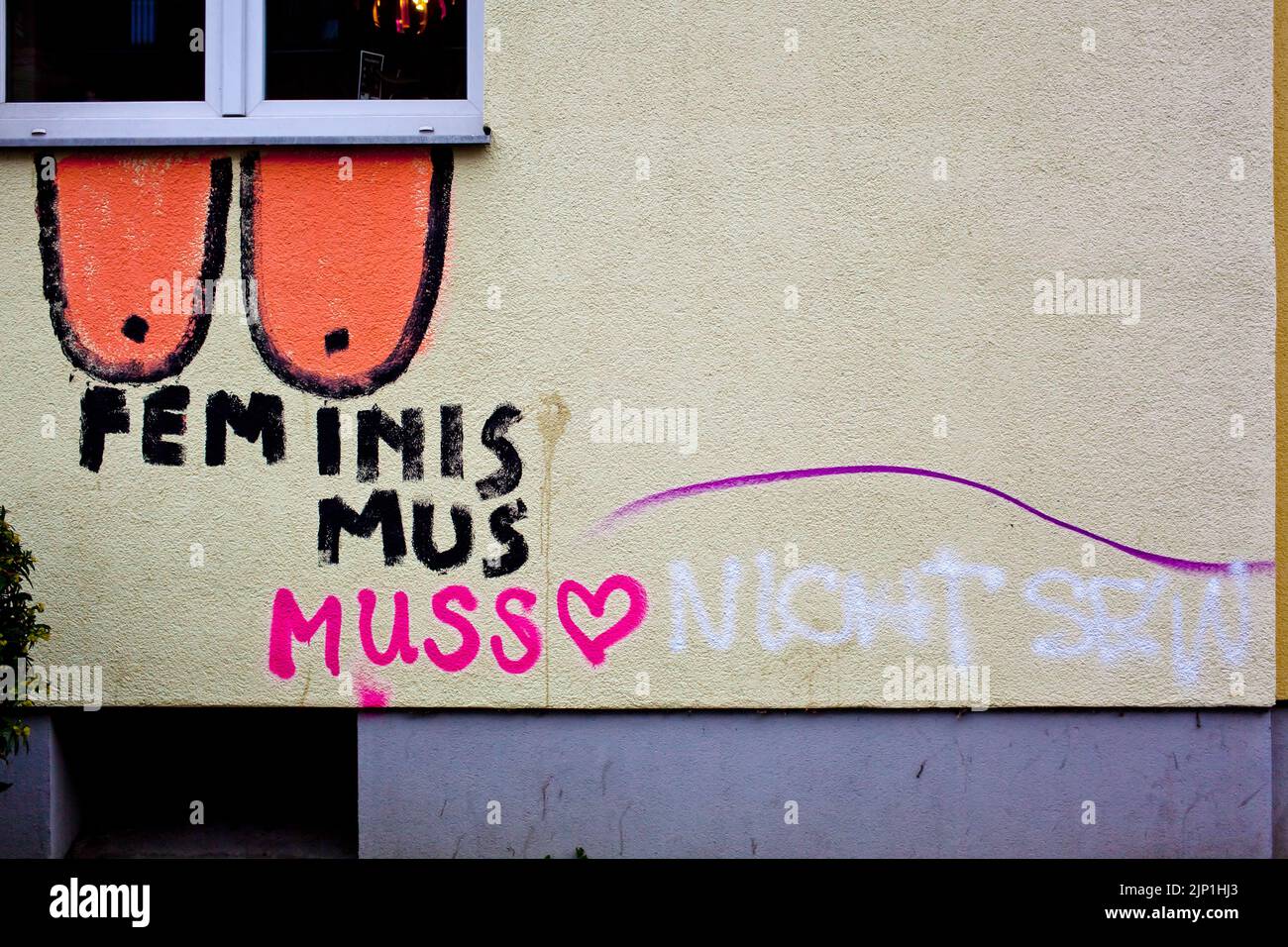 embassy, feminism, feminismus muss, misogynie, embassies Stock Photo