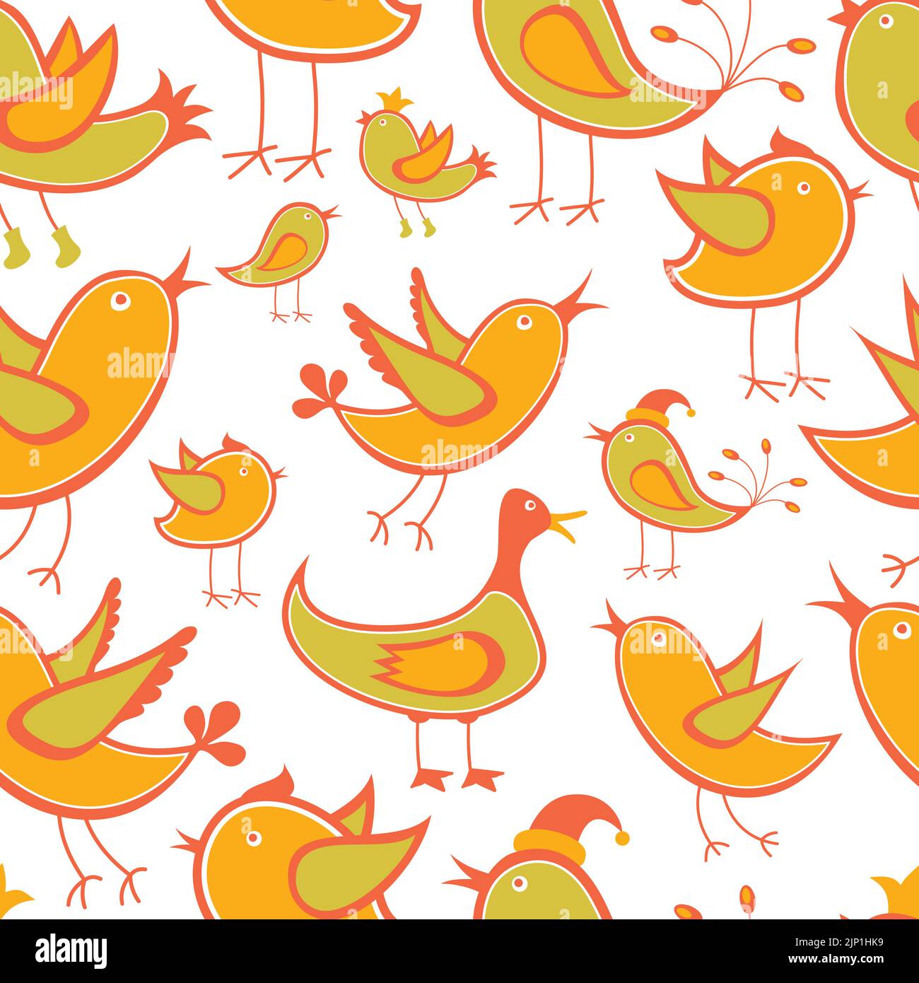 Seamless Bird Background or Wallpaper Stock Vector Image & Art - Alamy