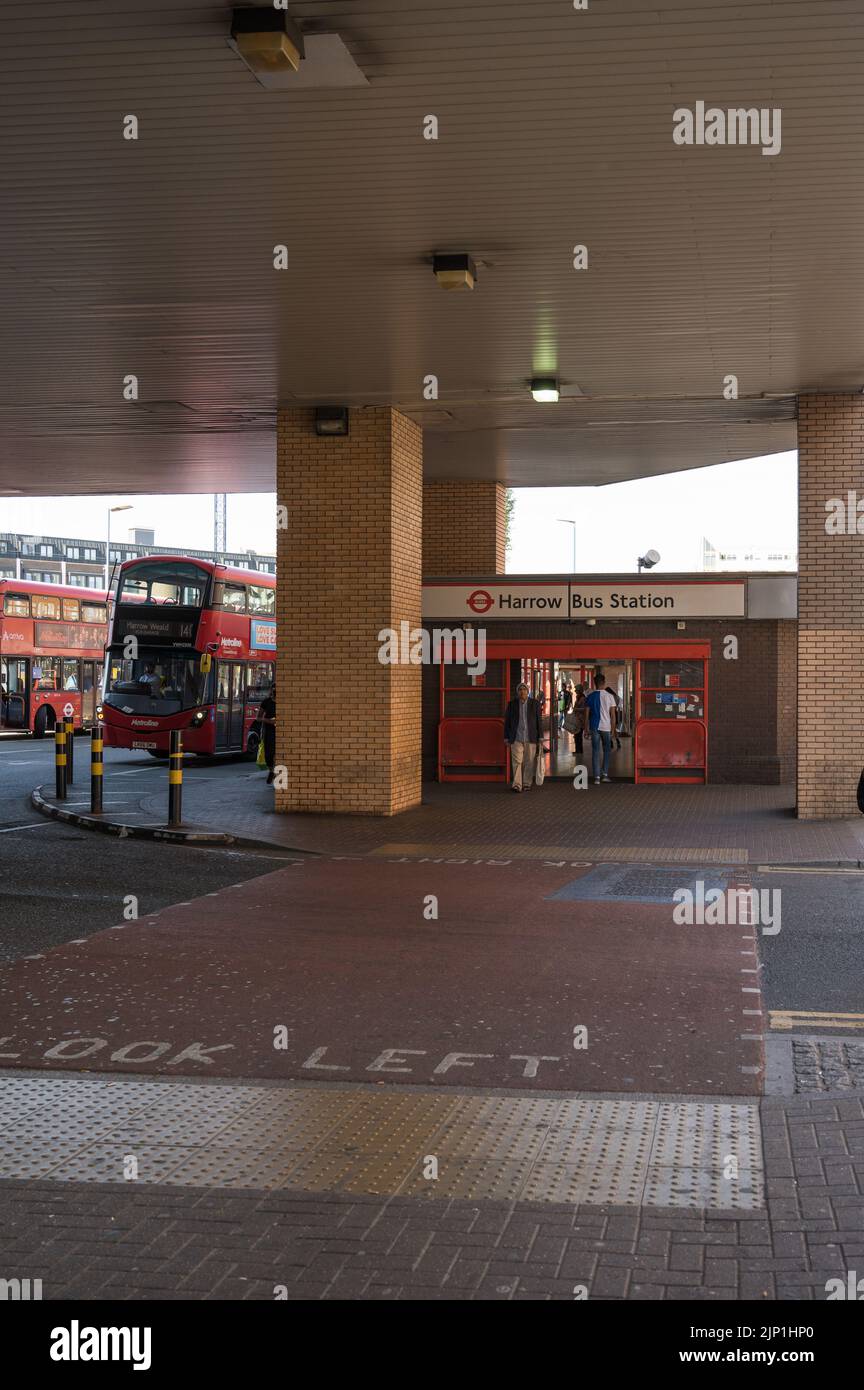 Harrow Bus Station in Harrow town centre. England, UK Stock Photo Alamy