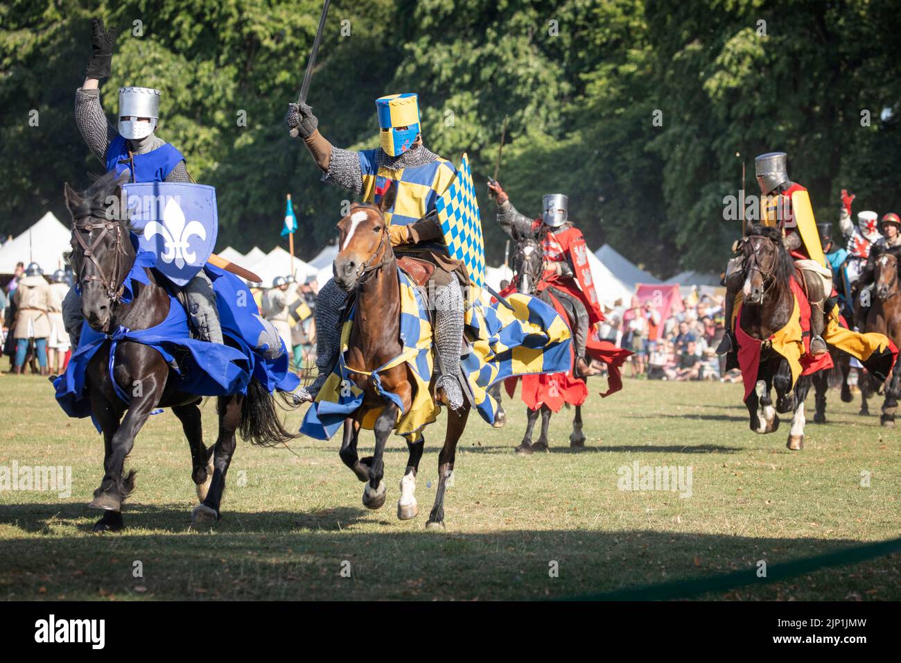 Battle of Evesham enactment 2022 Stock Photo Alamy