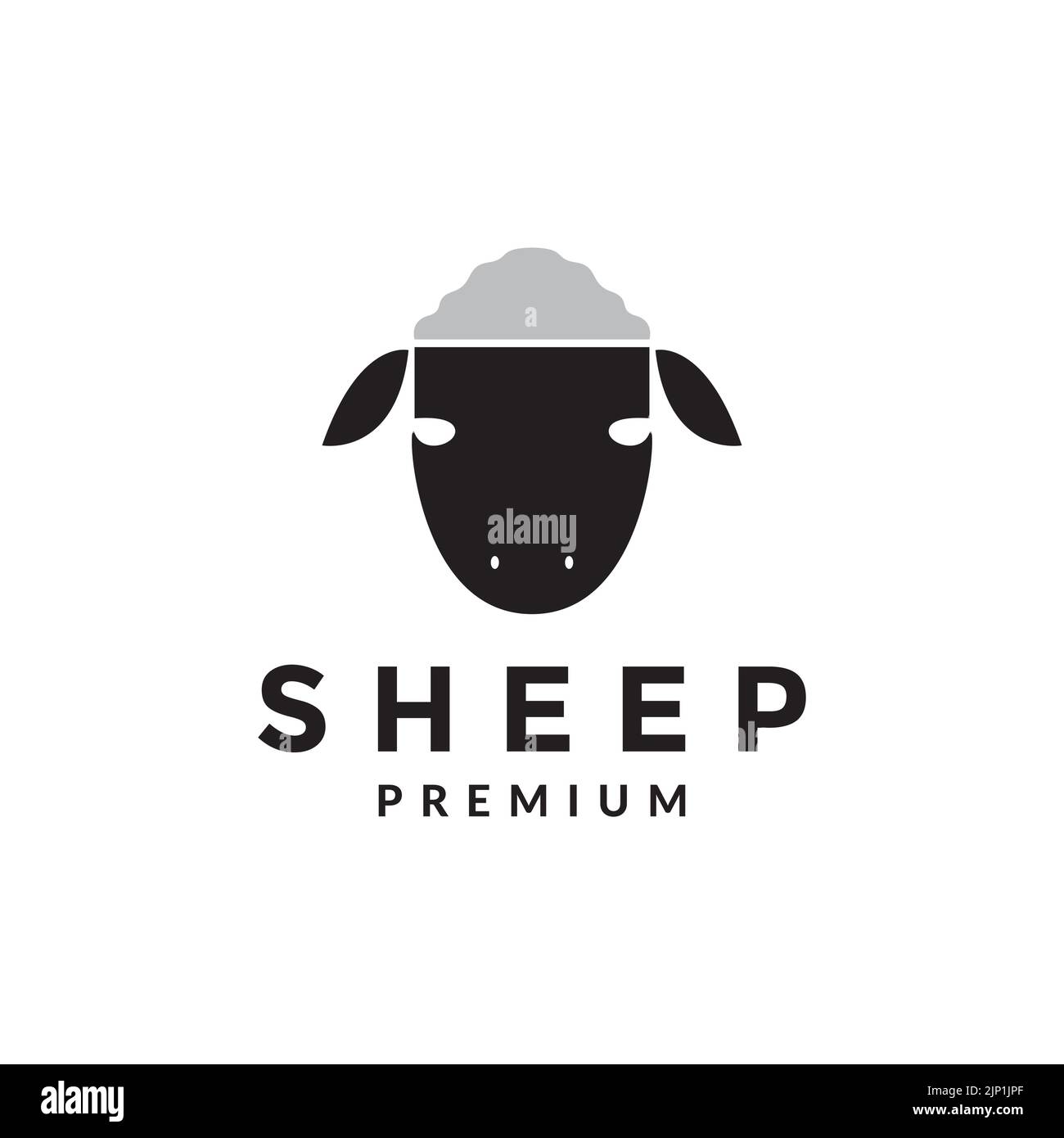 modern head sheep black logo Stock Vector Image & Art Alamy