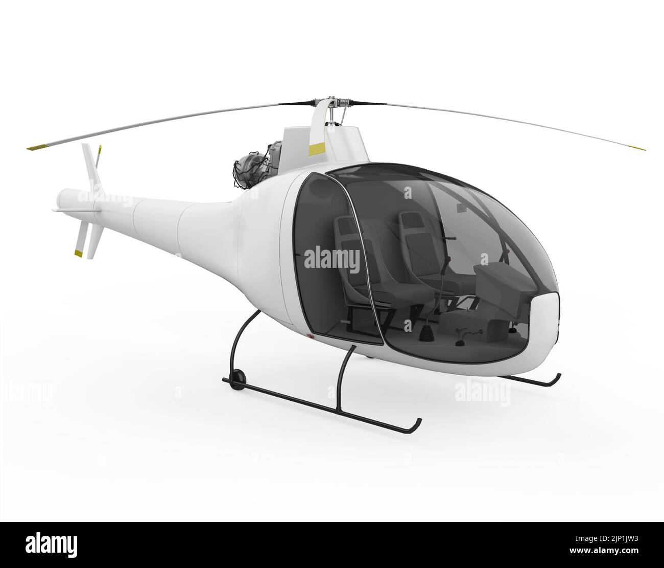 Helicopter Isolated Stock Photo