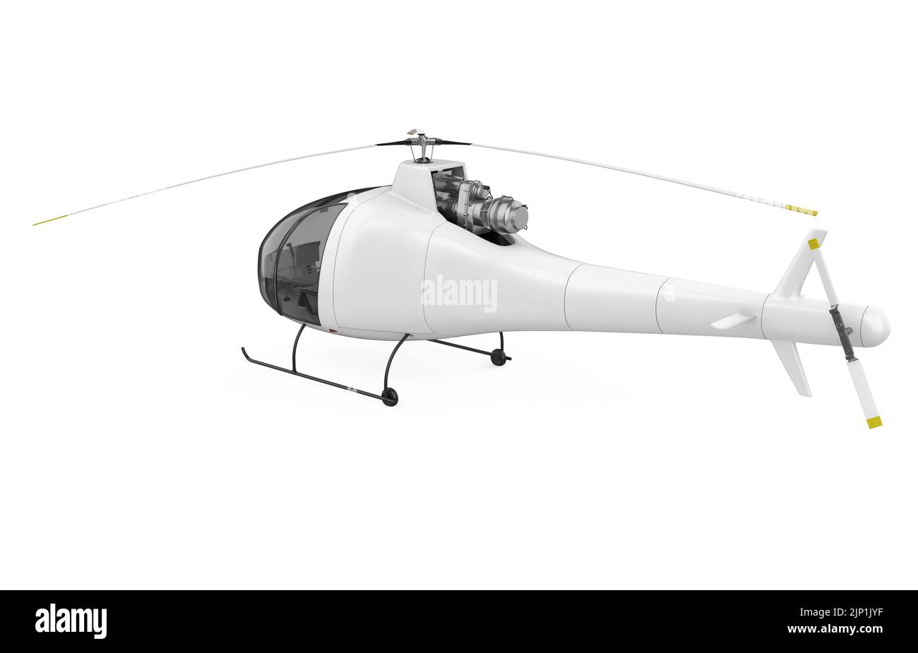 Helicopter Isolated Stock Photo