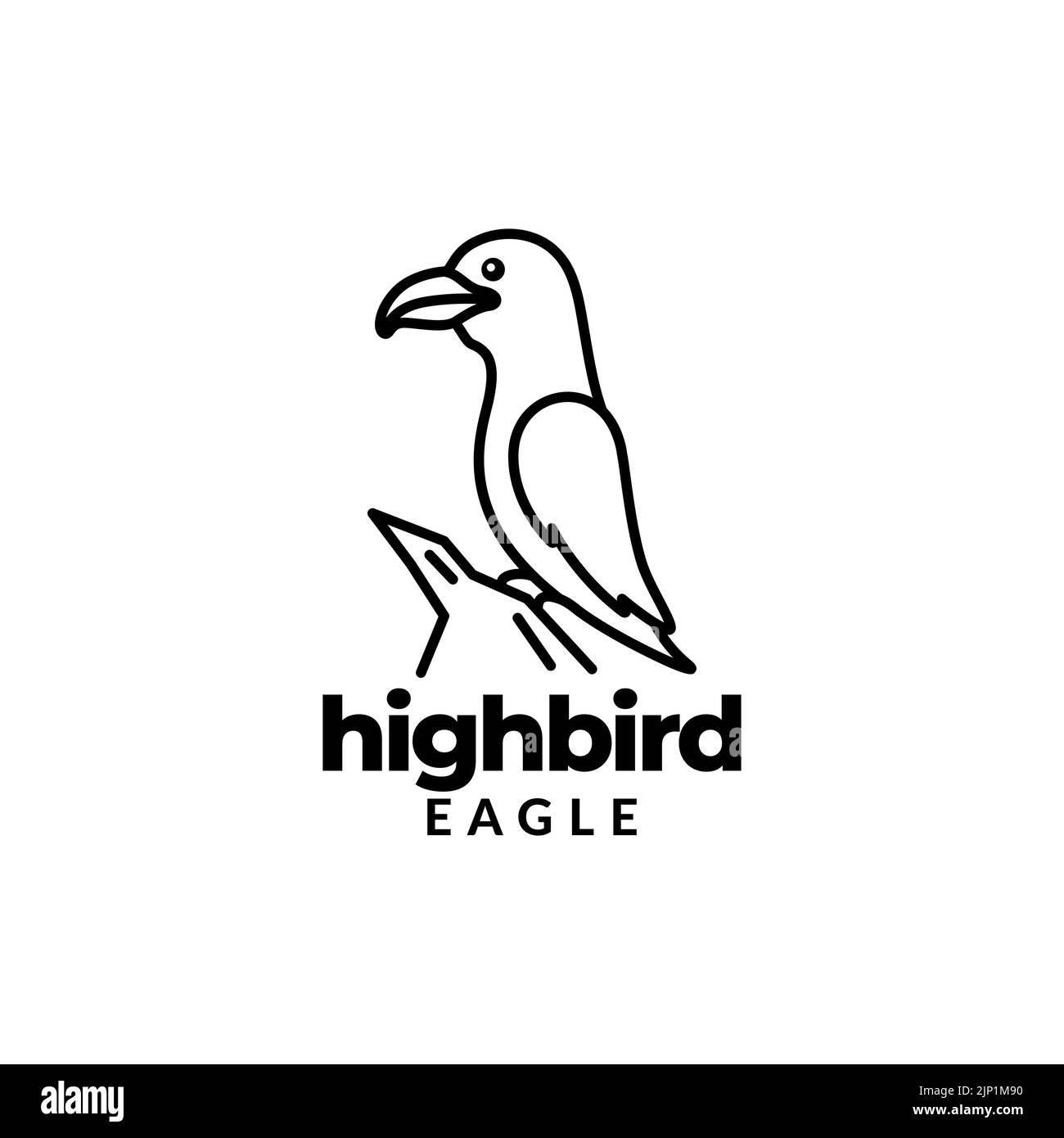 Line Eagle Perch Logo Design Stock Vector Image Art Alamy line-eagle-perch-logo-design-stock-vector-image-art-alamy