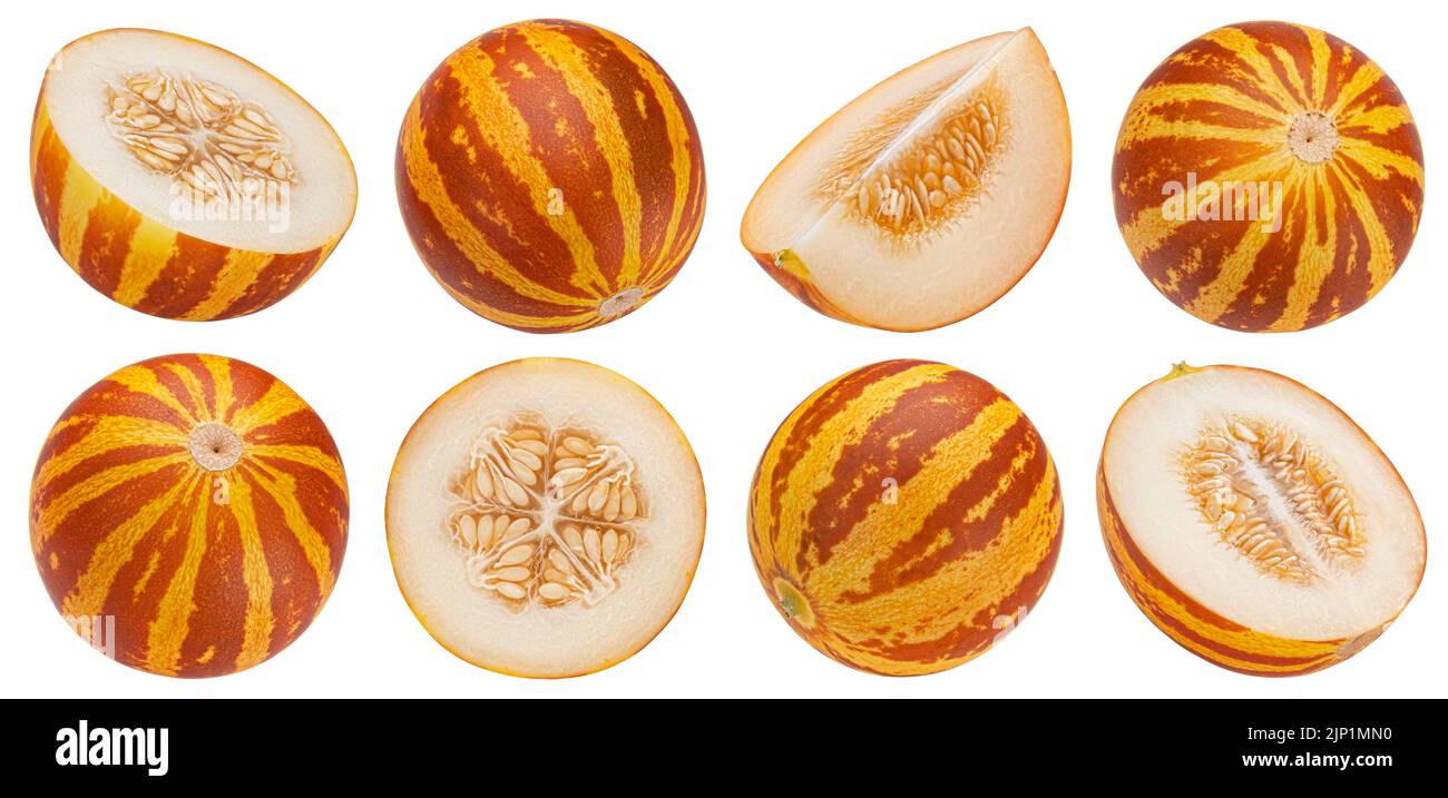 Vietnamese melon isolated on white background Stock Photo Alamy