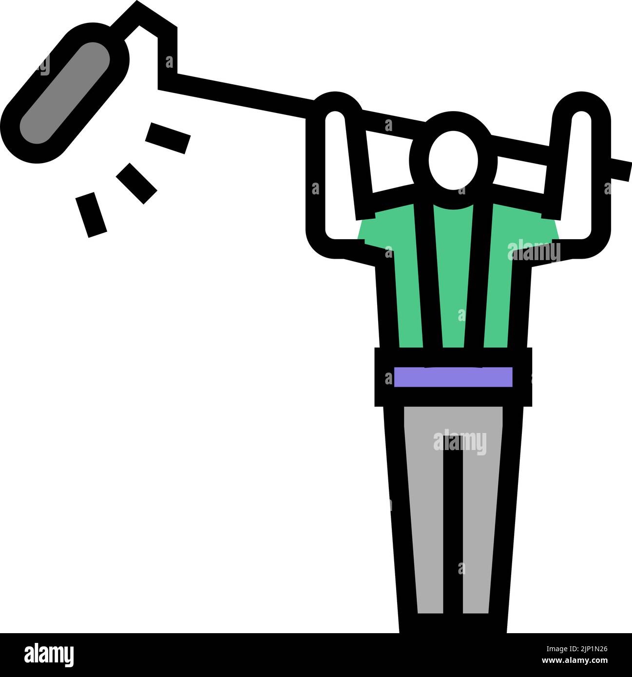 sound recoding video production color icon vector illustration Stock ...