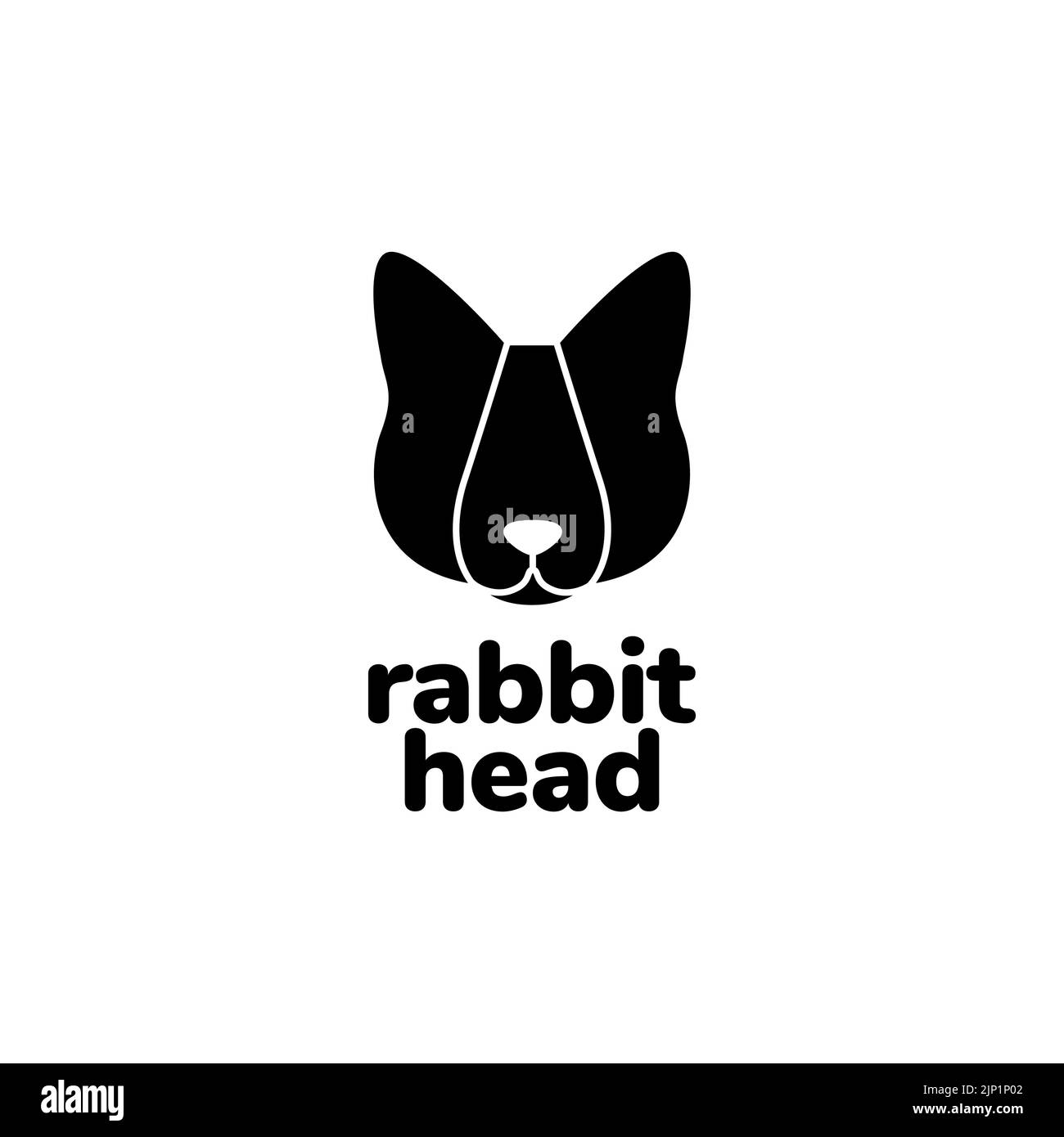Easter rabbit fluffy ears Black and White Stock Photos & Images - Alamy