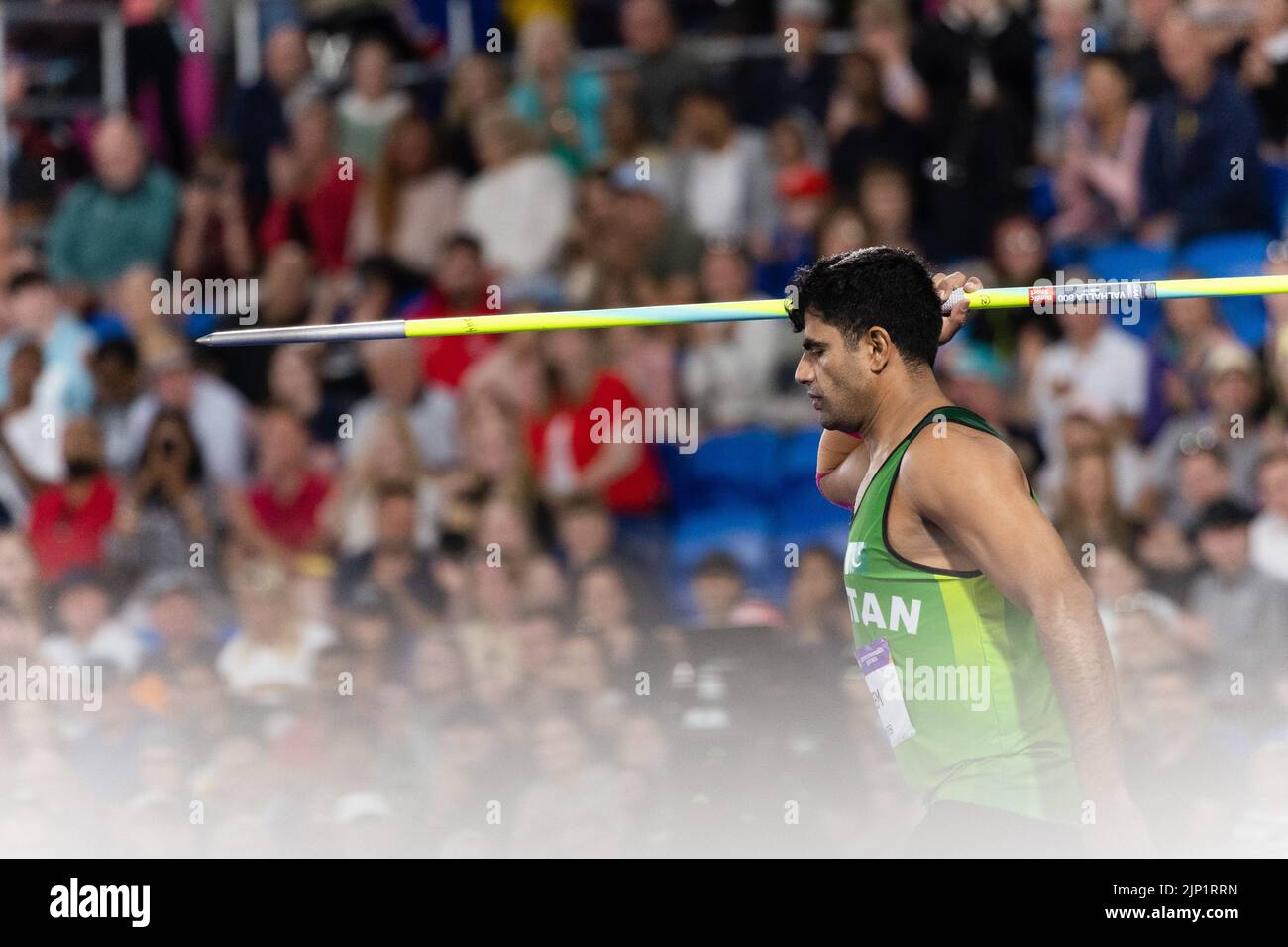 07822 Arshad Nadeem, Pakistan, in the men's Javelin throw final at